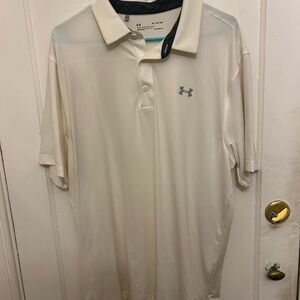 Under Armour Men's Polo Shirt in Cream
